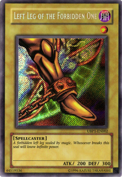 Left Leg of the Forbidden One [UBP1-EN002] Secret Rare | Enigma On Main