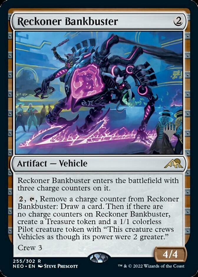 Reckoner Bankbuster (Promo Pack) [Kamigawa: Neon Dynasty Promos] | Enigma On Main