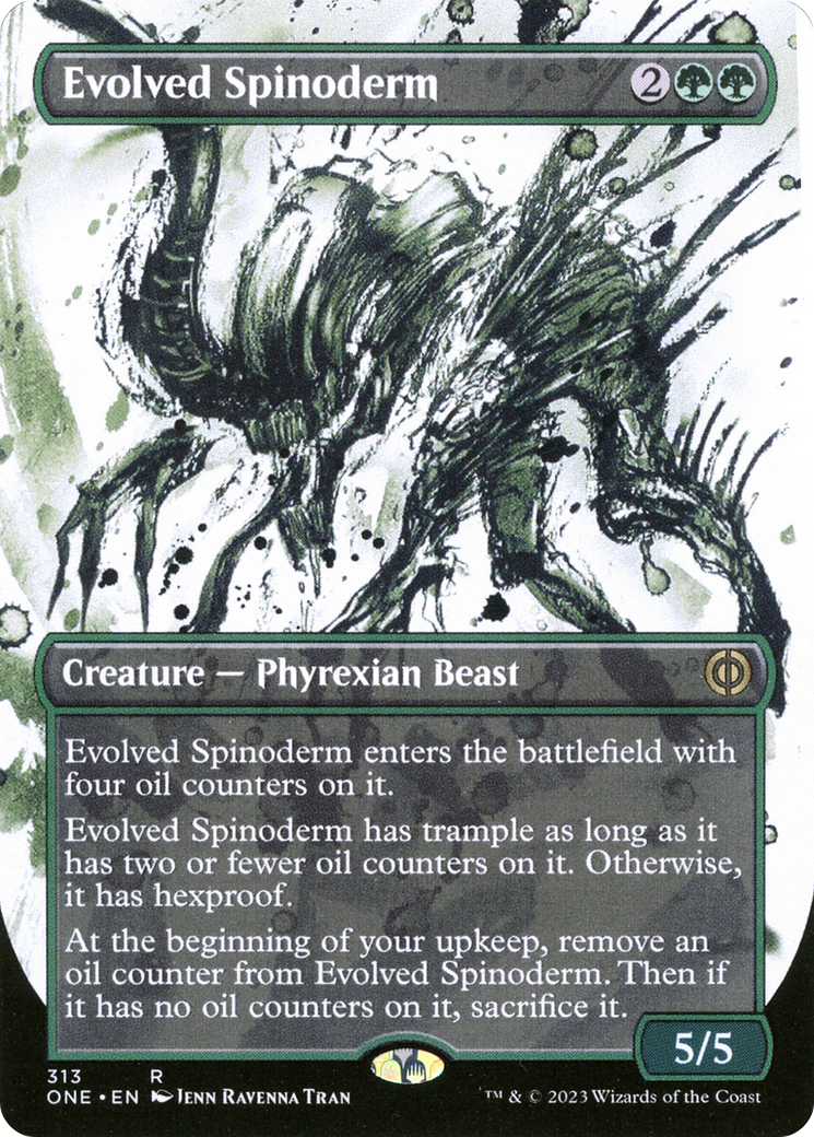 Evolved Spinoderm (Borderless Ichor) [Phyrexia: All Will Be One] | Enigma On Main