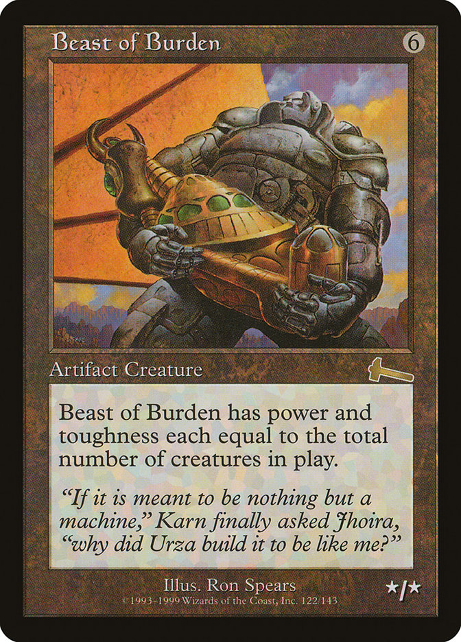 Beast of Burden [Urza's Legacy] | Enigma On Main