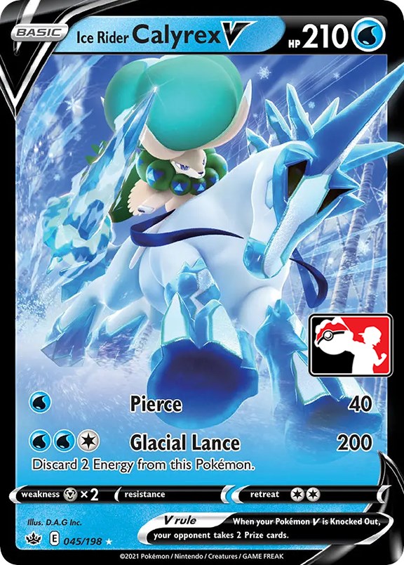 Ice Rider Calyrex V (045/198) [Prize Pack Series One] | Enigma On Main