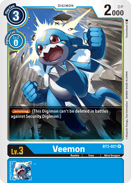 Veemon [BT3-021] [Release Special Booster Ver.1.5] | Enigma On Main