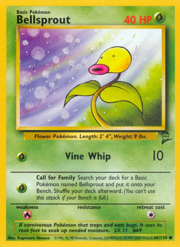 Bellsprout (66/130) [Base Set 2] | Enigma On Main