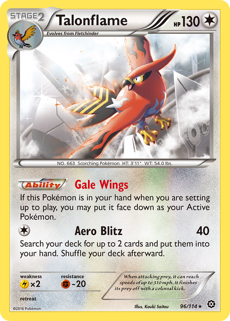 Talonflame (96/114) [XY: Steam Siege] | Enigma On Main