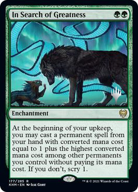 In Search of Greatness [Kaldheim Promo Pack] | Enigma On Main