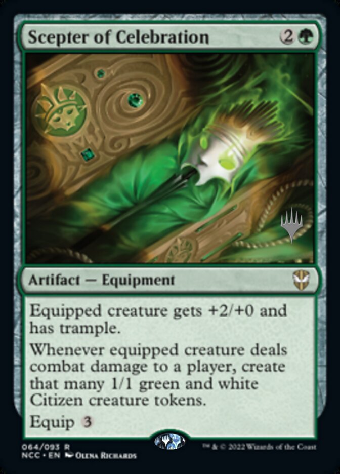 Scepter of Celebration (Promo Pack) [Streets of New Capenna Commander Promos] | Enigma On Main