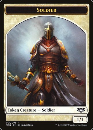 Soldier Token [Mythic Edition Tokens] | Enigma On Main