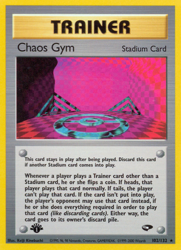 Chaos Gym (102/132) [Gym Challenge 1st Edition] | Enigma On Main