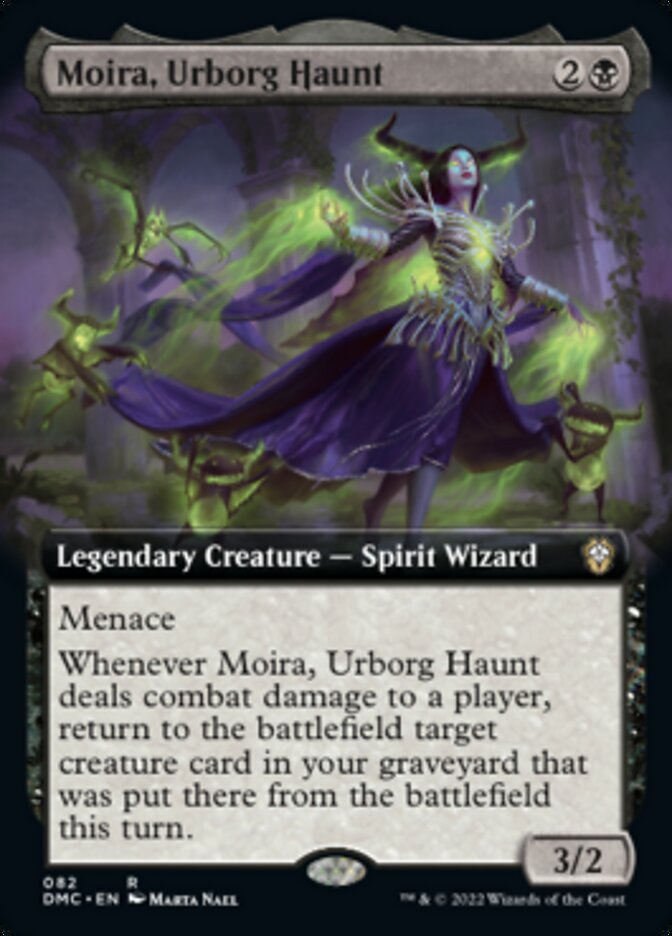 Moira, Urborg Haunt (Extended Art) [Dominaria United Commander] | Enigma On Main