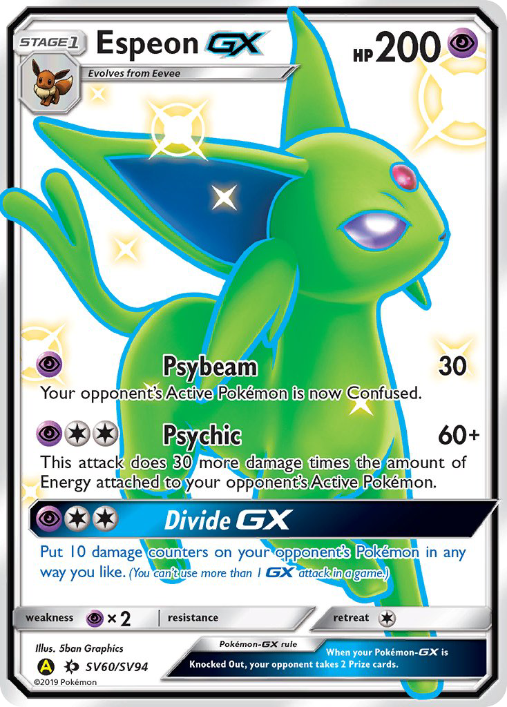 Espeon GX (SV60/SV94) [Sun & Moon: Hidden Fates - Shiny Vault] | Enigma On Main