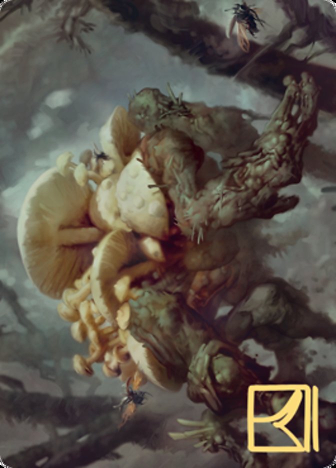 Swarm Shambler Art Card (Gold-Stamped Signature) [Zendikar Rising Art Series] | Enigma On Main