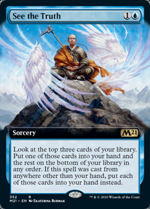 See the Truth (Extended Art) [Core Set 2021] | Enigma On Main