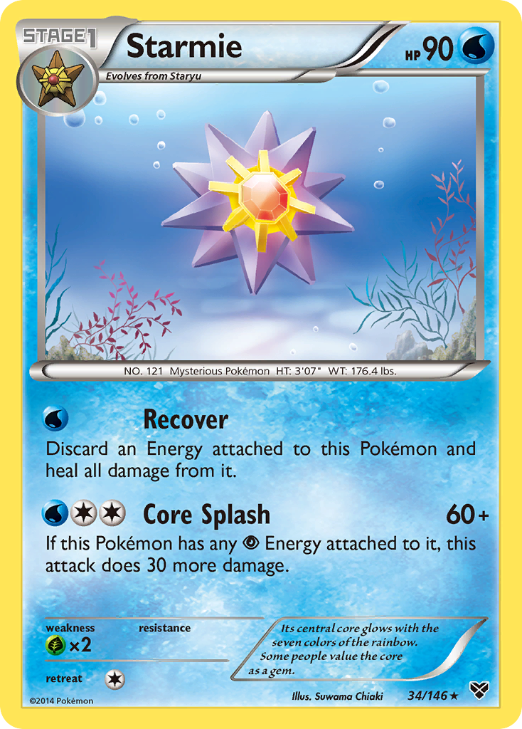 Starmie (34/146) [XY: Base Set] | Enigma On Main