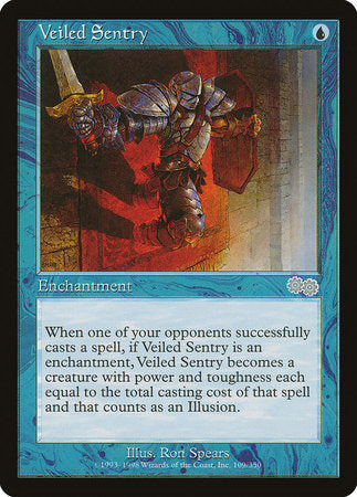 Veiled Sentry [Urza's Saga] | Enigma On Main