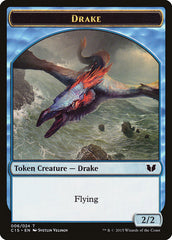 Drake // Elemental (020) Double-Sided Token [Commander 2015 Tokens] | Enigma On Main