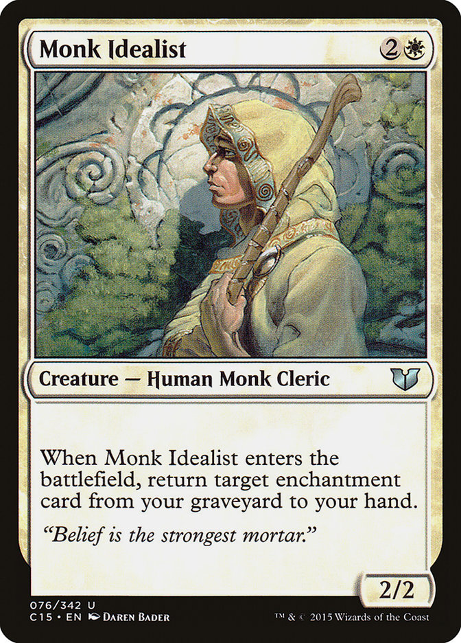 Monk Idealist [Commander 2015] | Enigma On Main