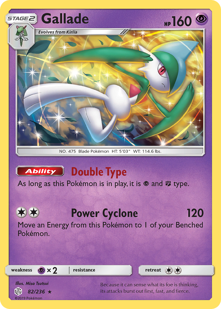 Gallade (82/236) [Sun & Moon: Cosmic Eclipse] | Enigma On Main