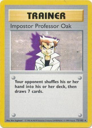 Impostor Professor Oak (73/102) [Base Set Shadowless Unlimited] | Enigma On Main