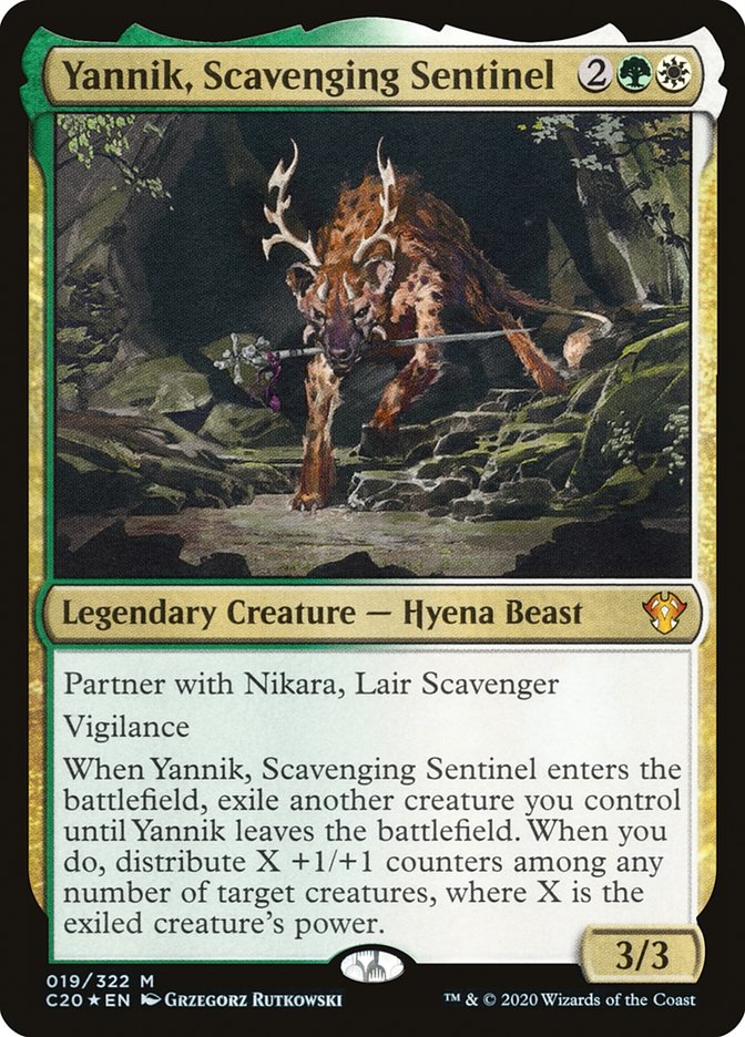 Yannik, Scavenging Sentinel [Commander 2020] | Enigma On Main