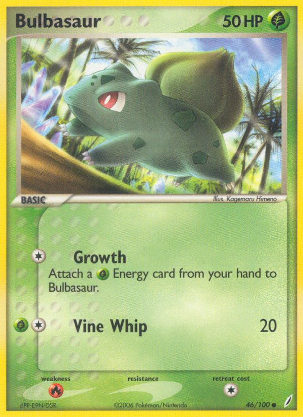 Bulbasaur (46/100) [EX: Crystal Guardians] | Enigma On Main