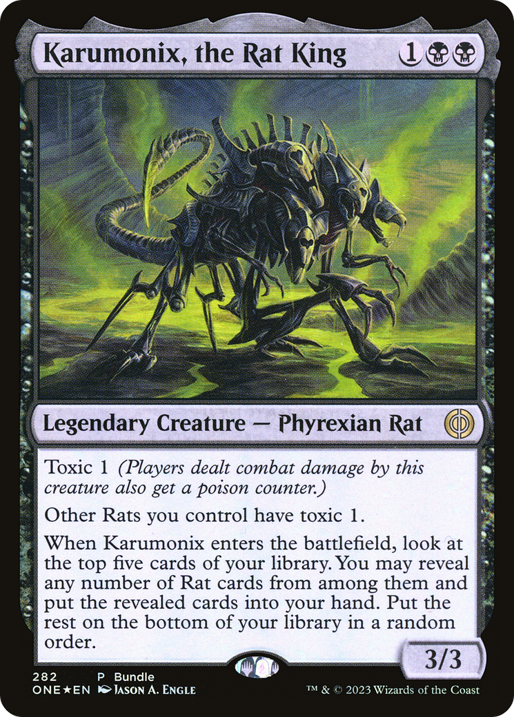 Karumonix, the Rat King (Bundle) [Phyrexia: All Will Be One] | Enigma On Main