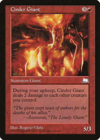 Cinder Giant [Weatherlight] | Enigma On Main