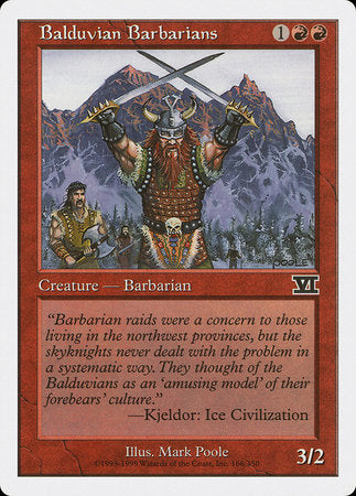 Balduvian Barbarians [Classic Sixth Edition] | Enigma On Main