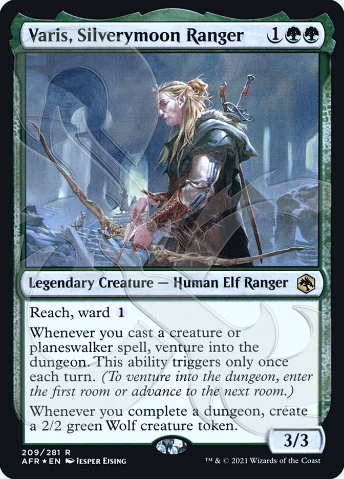 Varis, Silverymoon Ranger (Ampersand Promo) [Dungeons & Dragons: Adventures in the Forgotten Realms Promos] | Enigma On Main