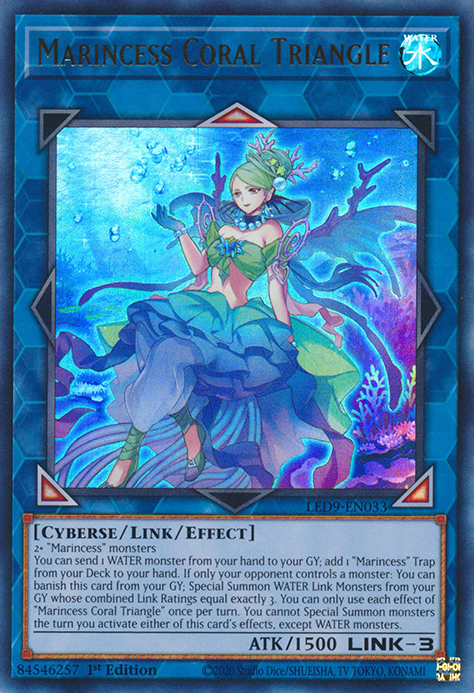 Marincess Coral Triangle [LED9-EN033] Ultra Rare | Enigma On Main