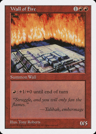 Wall of Fire [Fifth Edition] | Enigma On Main