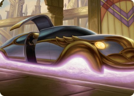 Mysterious Limousine Art Card [Streets of New Capenna Art Series] | Enigma On Main