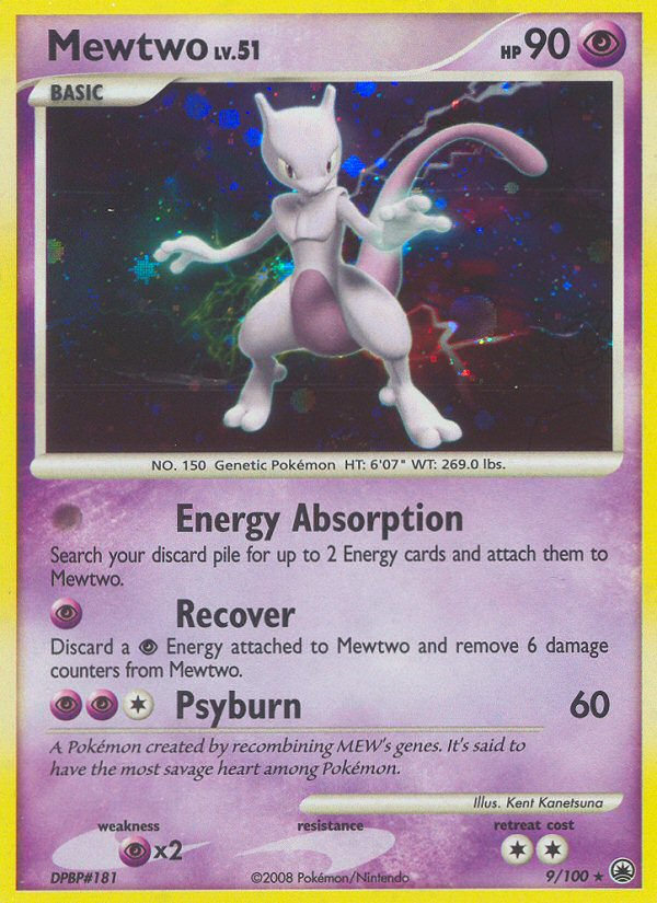 Mewtwo (9/100) [Diamond & Pearl: Majestic Dawn] | Enigma On Main