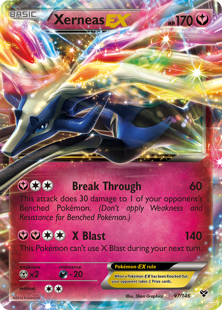 Xerneas EX (97/146) [XY: Base Set] | Enigma On Main