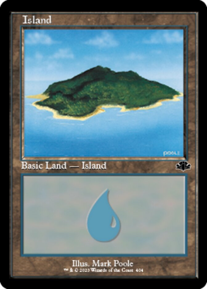 Island (404) (Retro) [Dominaria Remastered] | Enigma On Main