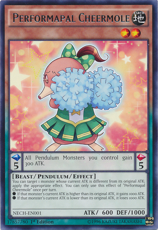 Performapal Cheermole [NECH-EN001] Rare | Enigma On Main