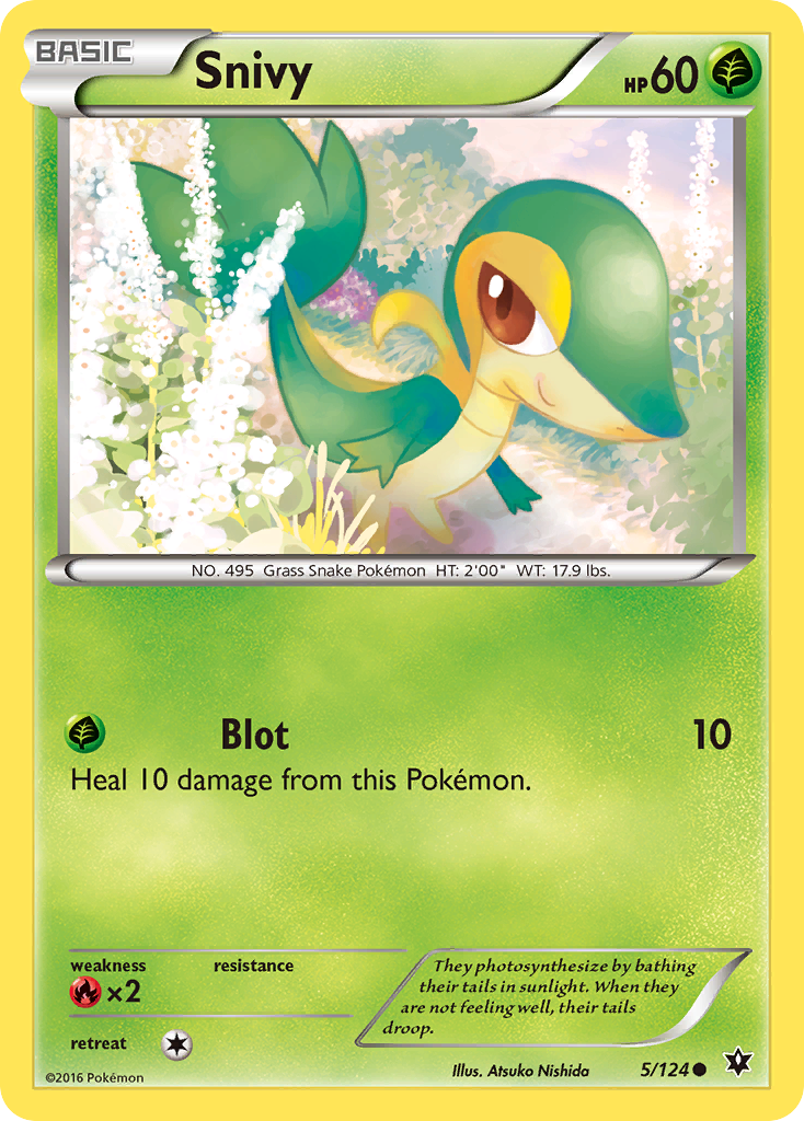 Snivy (5/124) [XY: Fates Collide] | Enigma On Main