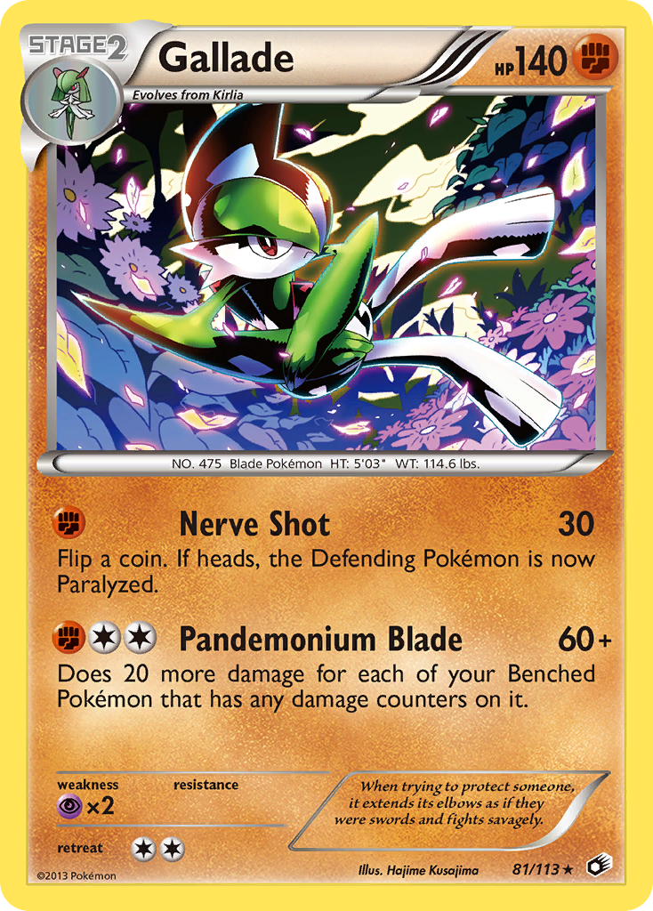 Gallade (81/113) [Black & White: Legendary Treasures] | Enigma On Main