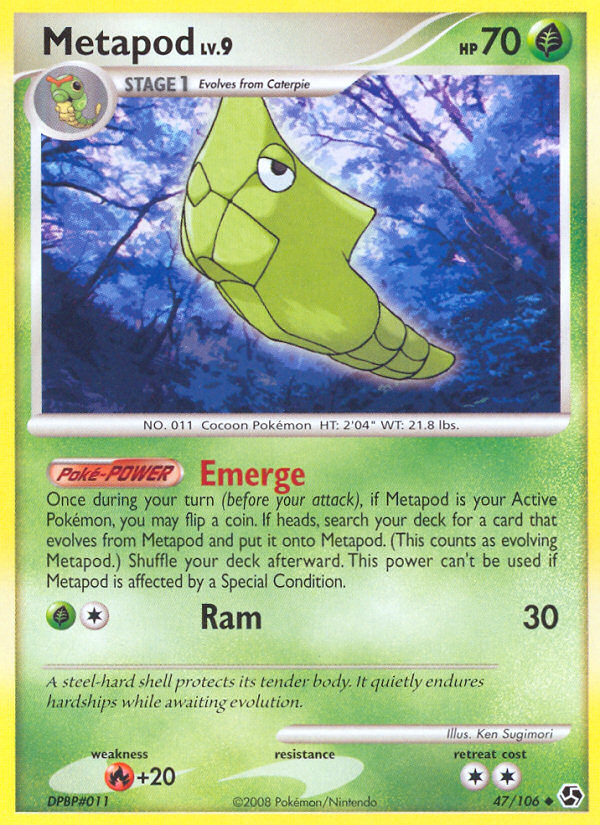 Metapod (47/106) [Diamond & Pearl: Great Encounters] | Enigma On Main