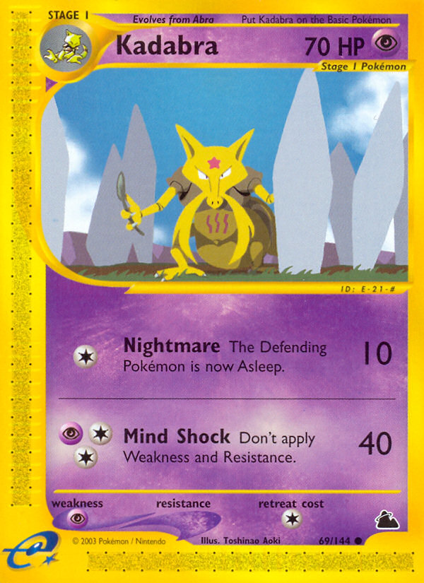 Kadabra (69/144) [Skyridge] | Enigma On Main