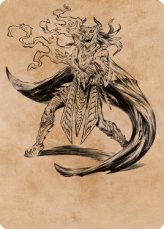 Livaan, Cultist of Tiamat Art Card [Commander Legends: Battle for Baldur's Gate Art Series] | Enigma On Main