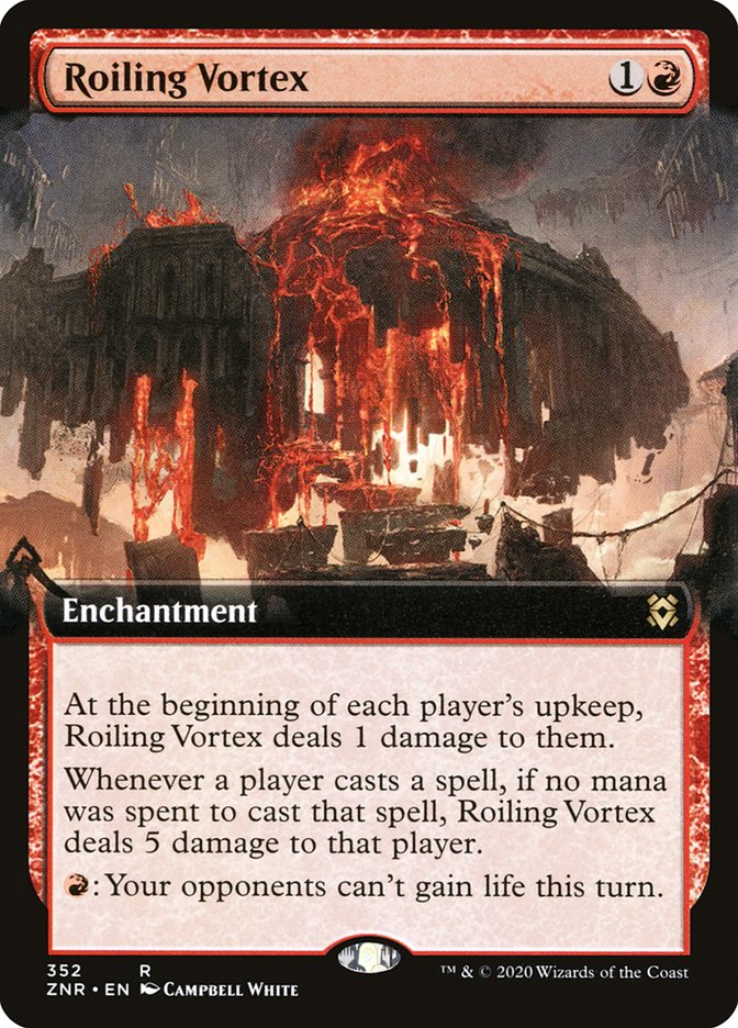 Roiling Vortex (Extended Art) [Zendikar Rising] | Enigma On Main