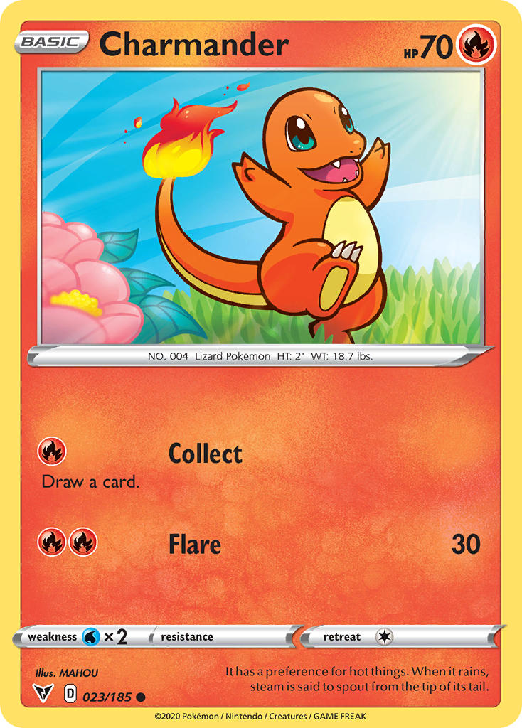 Charmander (023/185) [Sword & Shield: Vivid Voltage] | Enigma On Main