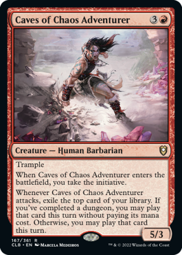 Caves of Chaos Adventurer [Commander Legends: Battle for Baldur's Gate] | Enigma On Main