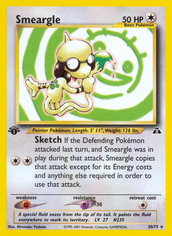 Smeargle (30/75) [Neo Discovery 1st Edition] | Enigma On Main