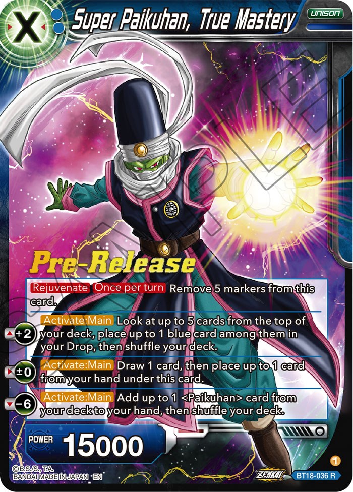 Super Paikuhan, True Master (BT18-036) [Dawn of the Z-Legends Prerelease Promos] | Enigma On Main