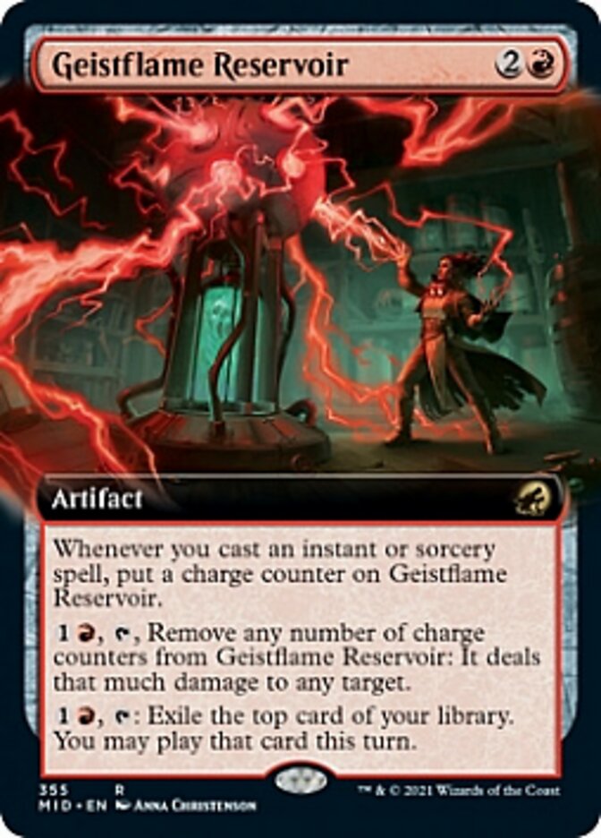 Geistflame Reservoir (Extended) [Innistrad: Midnight Hunt] | Enigma On Main