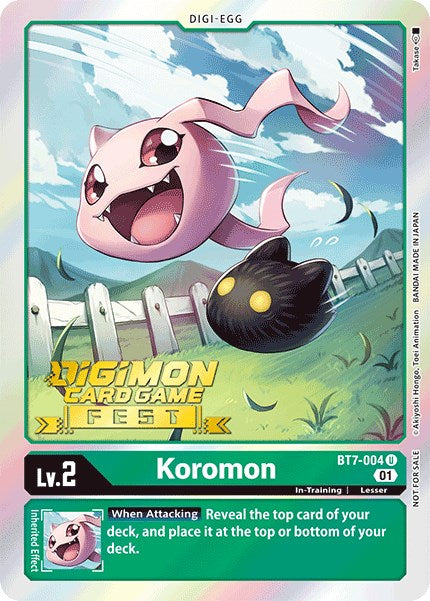 Koromon [BT7-004] (Digimon Card Game Fest 2022) [Next Adventure Promos] | Enigma On Main