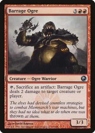 Barrage Ogre [Scars of Mirrodin] | Enigma On Main