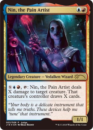 Nin, the Pain Artist [Judge Gift Cards 2018] | Enigma On Main