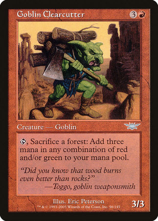 Goblin Clearcutter [Legions] | Enigma On Main
